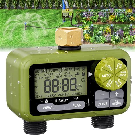 Amazon.com : HIRALIY Sprinkler Timer, Water Timer for Garden Hose 2 ...