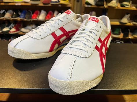 Onitsuka Tiger TIGER CORSAIR "WHITE/RED" 28.5cm | USED SNEAKERS KAI