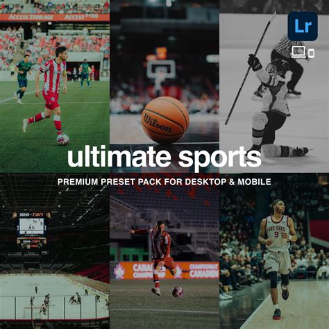 The Ultimate Sports Lightroom Preset Pack | Mobile & Desktop | Athlete ...