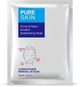 chansai Face sheet mask Anti Acne and Pimple Removal for Glowing skin ...