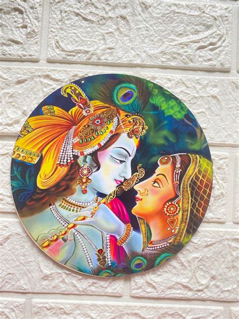 Radha Krishna Pichwai MDF Base