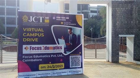 Virtual Campus Drive – Focus Edumatics Pvt. Ltd., Coimbatore – JCT ...