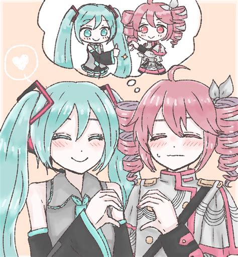hatsune miku and kasane teto drawn by fuugetsu_(fk_macaron) | Danbooru