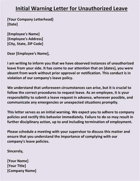 Leaving Work Without Approval at Taj Wheelwright blog