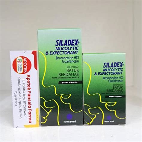 Jual siladex hijau mucolytic expectorant Batuk Berdahak - 60ml - Kab ...