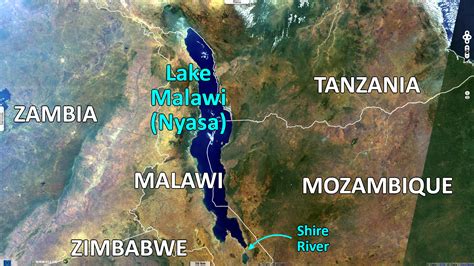 Lake Nyasa Africa Map