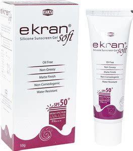 klm Sunscreen - SPF 50 PA+++ EKRAN SOFT GEL - Silicone Sunscreen Gel ...