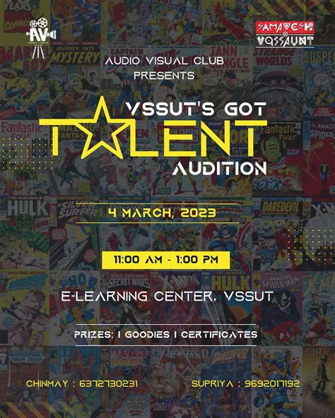 Audio Visual Club - VSSUT | When opportunity knocks, don’t let the fear ...