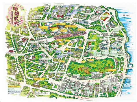 武汉大学校内地图全图展示_地图分享