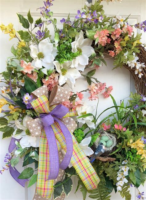 Spring Wreath, Grapevine Wreath, Magnolia Wreath, Sassy Doors Wreath ...