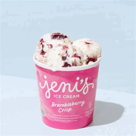 Jeni's Brambleberry Crisp Ice Cream 16 fl oz | Shipt