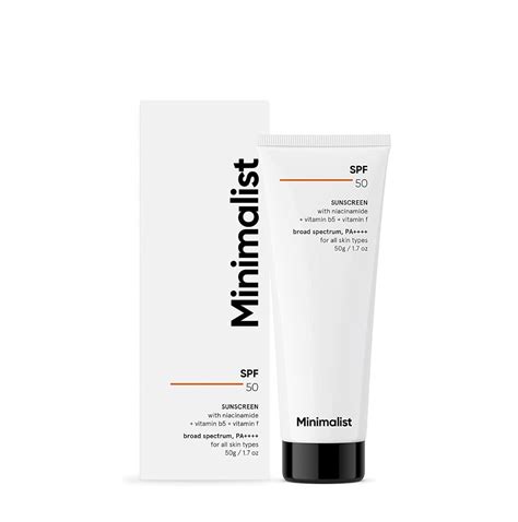 Minimalist SPF 50 PA++++ Sunscreen, 50 gm Price, Uses, Side Effects ...