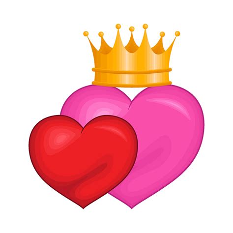 crown in love illustration 36198829 Vector Art at Vecteezy