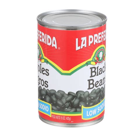 Low Sodium Black Beans – La Preferida