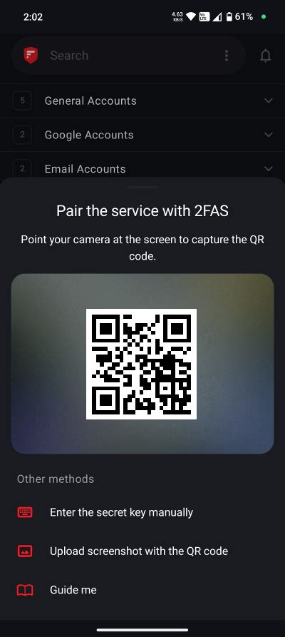 Image result for 2Fas Authenticator QR Code