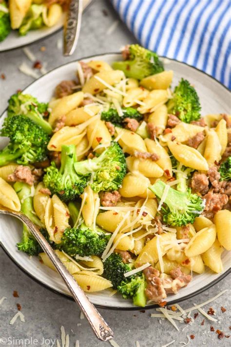 Sausage Broccoli Pasta - Simple Joy