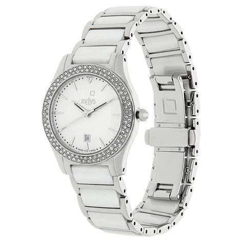 Buy Online Xylys Swiss Analog with Date Two Toned Stainless Steel And ...