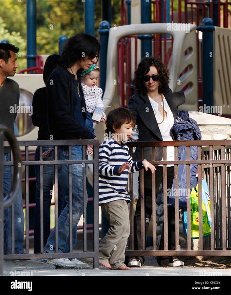Sara Gilbert with her partner Allison Adler and their kids Sawyer and ...