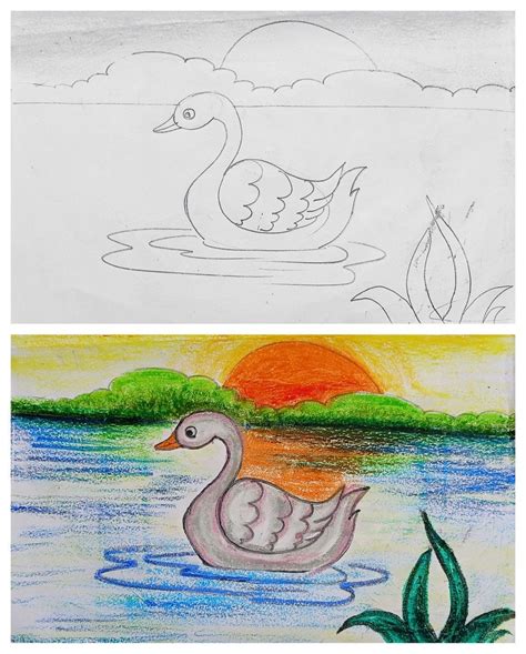 easy drawing for 3 class