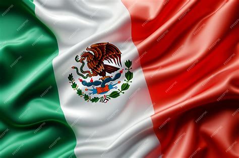 Mexican Flag Colors Vibrant Background for Text | Premium AI-generated ...