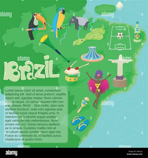 Brazil map design Stock Vector Images - Alamy