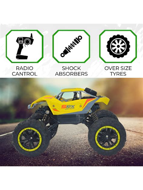 Remote Control Monster Truck – High-Speed Off-Road Rock Crawler Toy ...