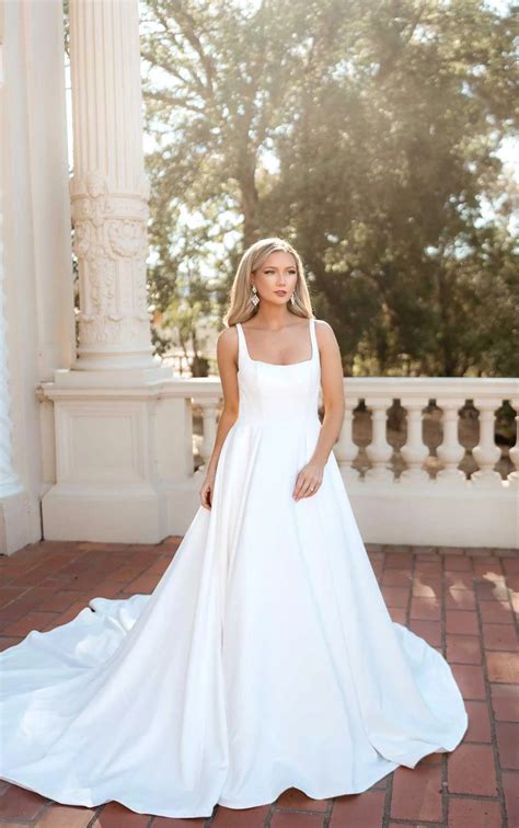 Slim A Line Wedding Dress