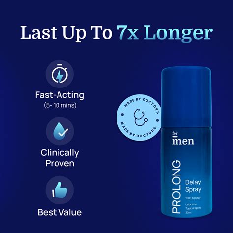 Prolong Delay Spray for Men – Helps Improve Control & Timing – Formen ...
