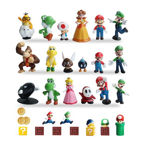 Hxdzfx 32 Pcs Super Mario Action Figures Super Mario Bros | Desertcart ...