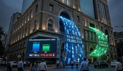 Institutional Face-Off: FIIs Dump ₹8,692 Crore While DIIs Mount a ...