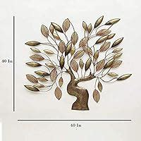 Veda's Exports Multicolour Wrought Iron Bloom Tree Wall Decorative ...