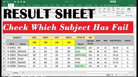 BALVATIKA TO STD 8 RESULT FILE- EXCEL FORMAT