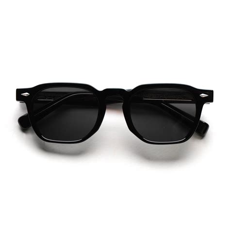 [ Sterling ] Luxe Round Sunglasses - Black | Project Shades