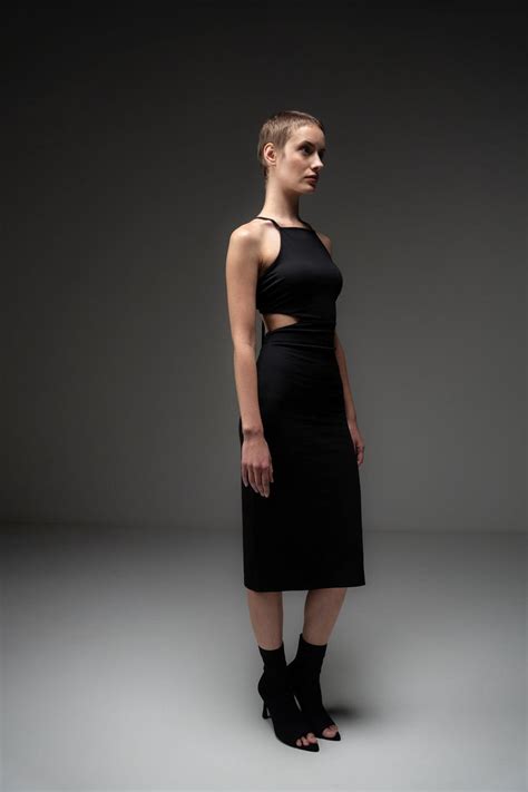 Black Cut Out Dress – Sotbella