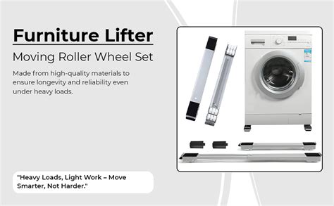 Heavy Load Furniture Lifter Mover Tool Set - Moving Roller Wheel Set ...