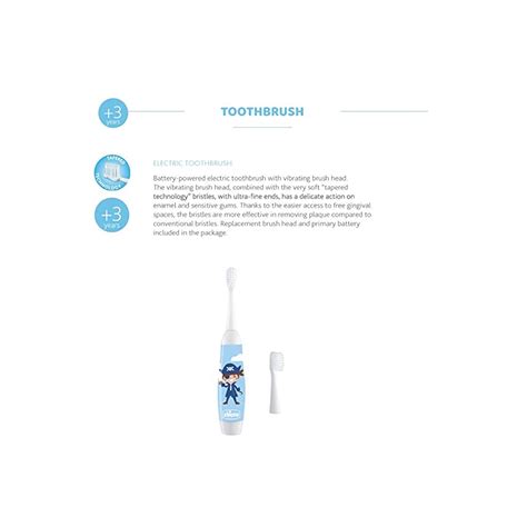 Chicco Electric Toothbrush (Blue) (3-6Yrs)