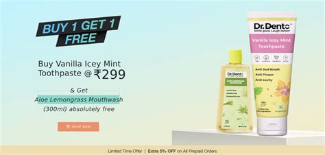 Dr.Dento- Electric Toothbrush, Organic Toothpaste & Mouthwash in India ...