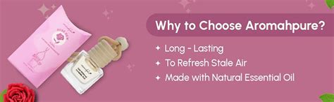 Aromahpure Premium Car Perfume Hanging Pod |10 ML |Rose Fragrance Car ...