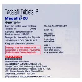 Megalis-20 Tablet | Uses, Side Effects, Price | Apollo Pharmacy