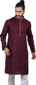 Ethnic Factory Men Solid Straight Kurta - Buy Ethnic Factory Men Solid ...