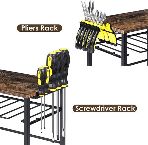 Buy Power Tool Organizer with 4 Drill Holders, Cordless Tool Utility ...