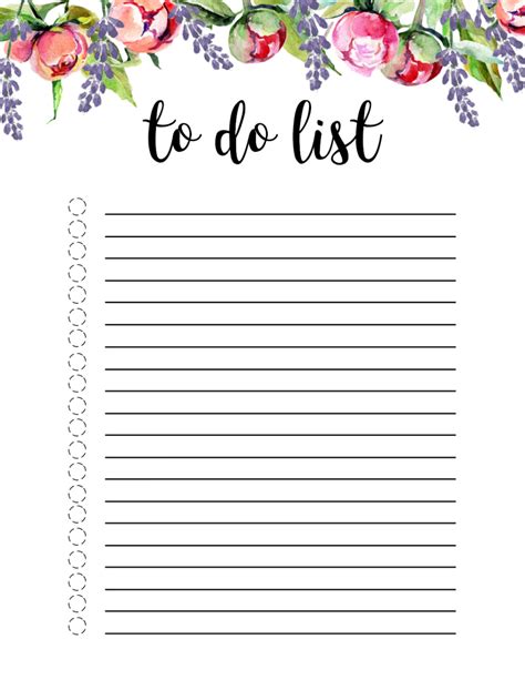 To Do List Templates - Download Printable PDF