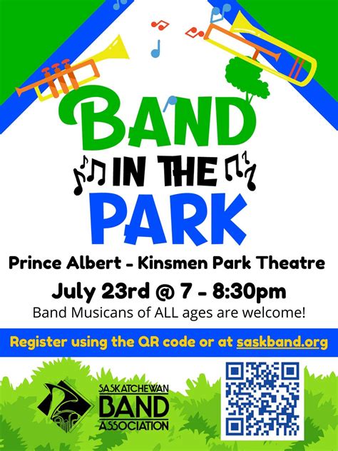 Band in the Park: Prince Albert, Kinsmen park Prince Albert., 23 July ...