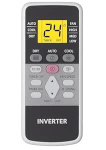 Buy Hitachi Inverter AC Remote Control Replacement | Compatible with ...