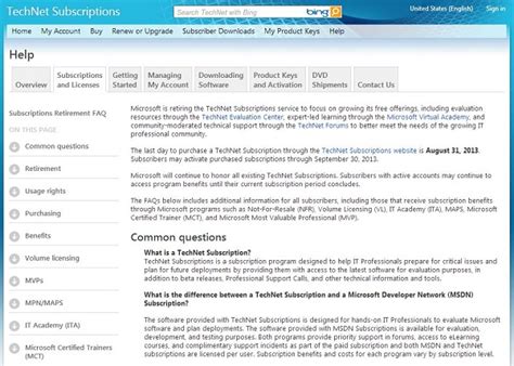 Image result for TechNet Subscription