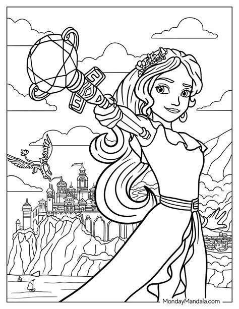20 Elena Of Avalor Coloring Pages (Free PDF Printables)
