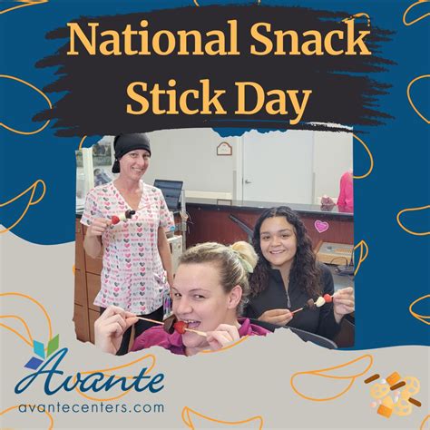 Avante Group Inc. on LinkedIn: #nationalsnackstickday #avanteatleesburg ...