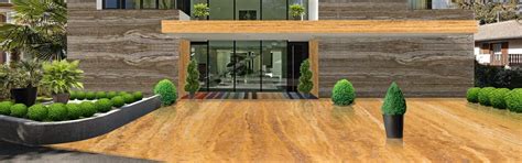 Silver Grey Travertine Cross Cut Marble Bestone Impex