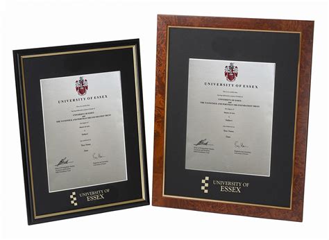 College Graduation Certificate Frame University Diploma Frame 8.5x11