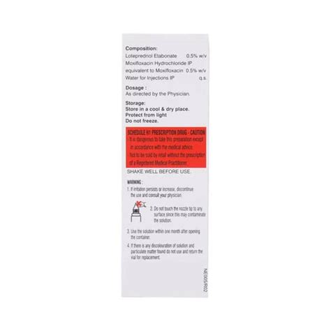 Vigoquin Lp Bottle Of 5ml Eye Drops: Uses, Side Effects, Price & Dosage ...
